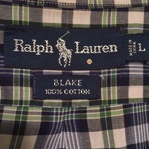 Ralph Lauren Polo “Blake” Plaid Shirt